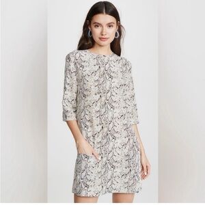 EQUIPMENT FEMME Women's Aubrey
Silk Shirt Mini Dress Print XS